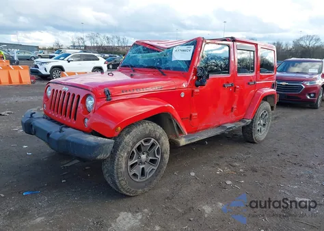 2017 Jeep Wrangler Unlimited Rubicon 4X4 из США, поврежденный, VIN 1C4BJWFG3HL709061